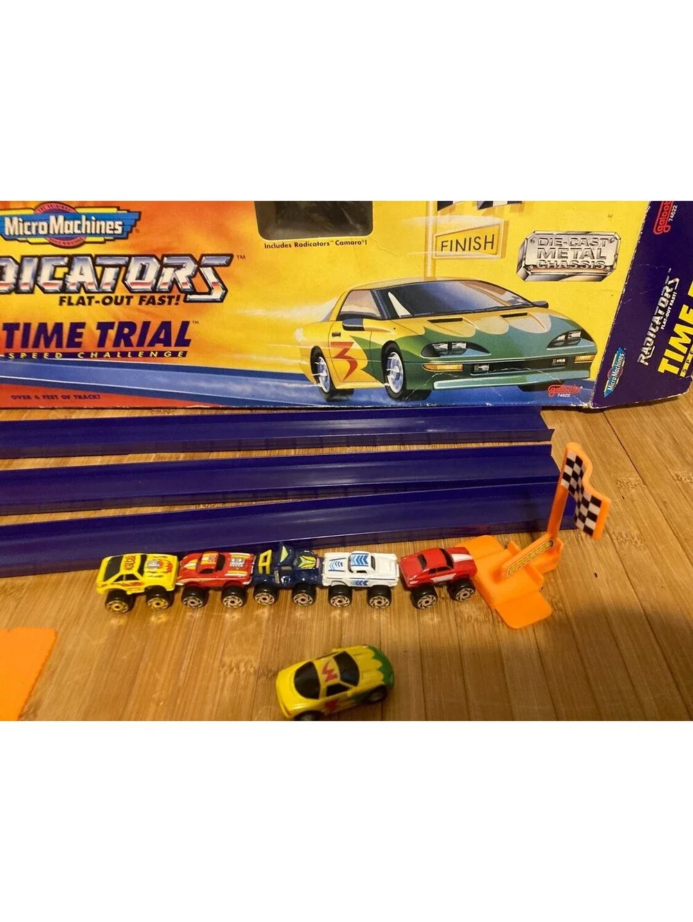 Micro Machines 1995 Radicators Time Trial  Set Incomplete  with Extra Cars